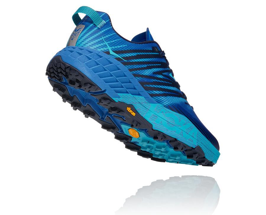 Hoka One One Trailsko Herre - Speedgoat 4 - Blå - 837021GHR